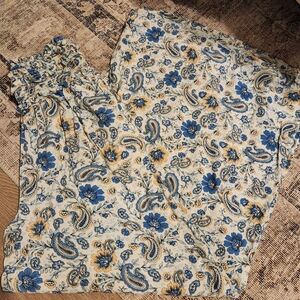 Paisley Wide Leg Pant